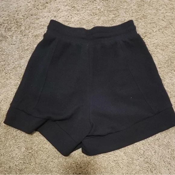 Varley Adler Black High Waist Casual Shorts - Picture 3 of 4